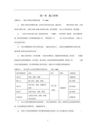 整理二建管理浓缩手册