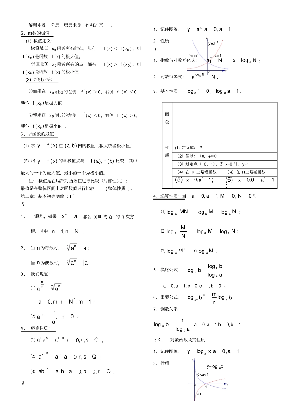 整理全面高中数学知识点归纳总结_第3页