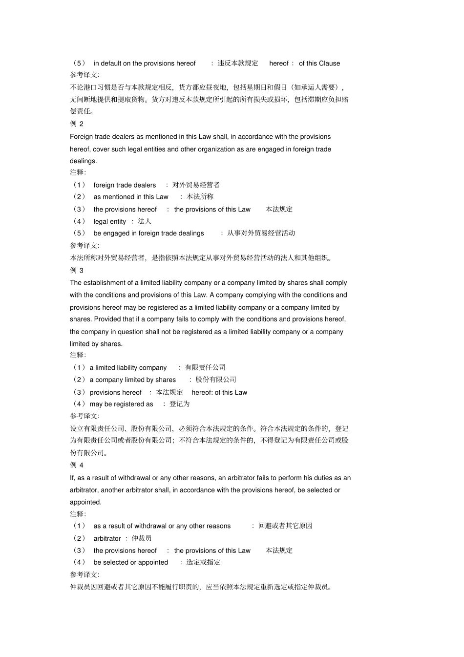 整理版合同翻译常用_第3页