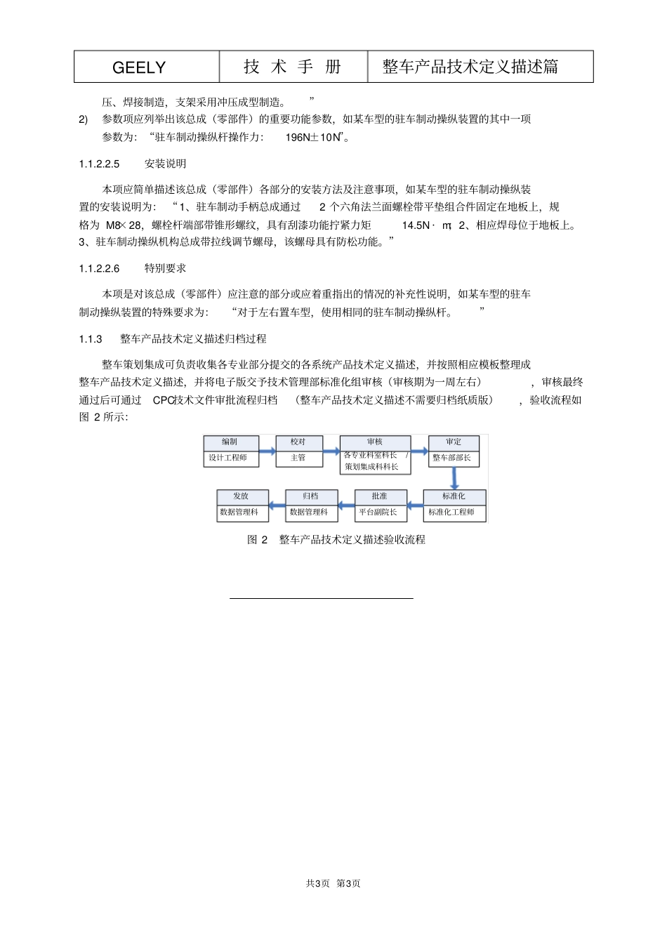 整车部技术手册-产品技术定义描述_第3页