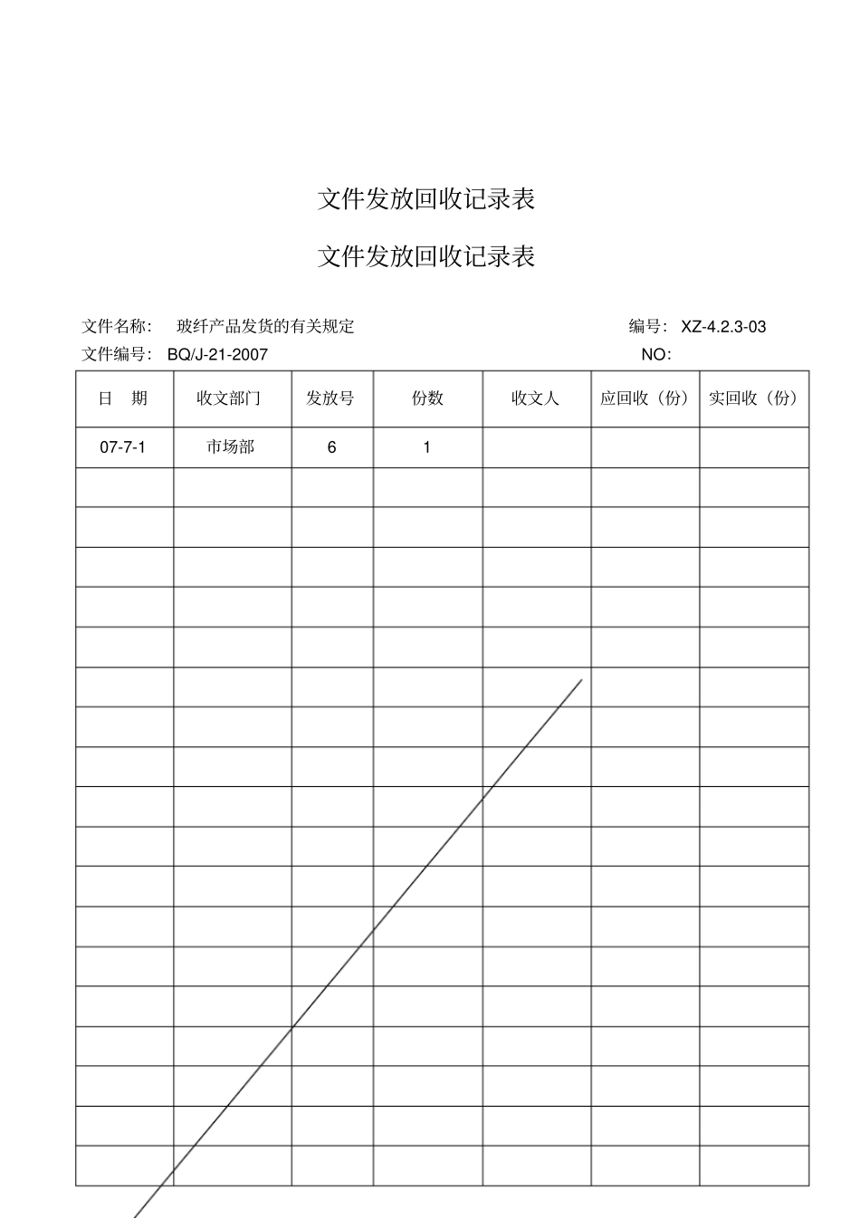 文件发放回收记录表_第2页