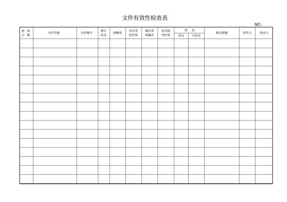 文件有效性检查表_第1页