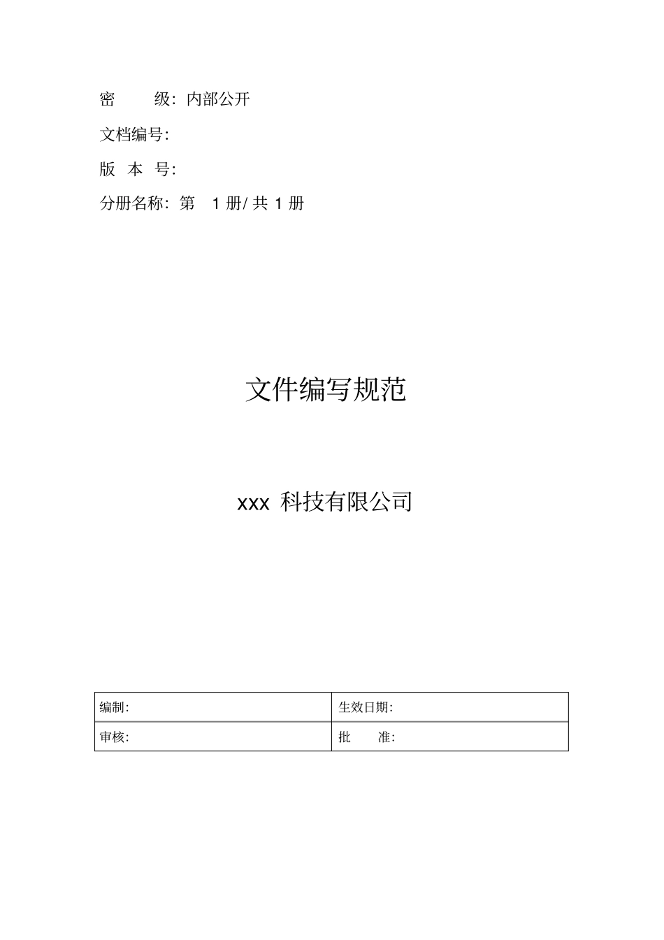 文件编写规范_第1页