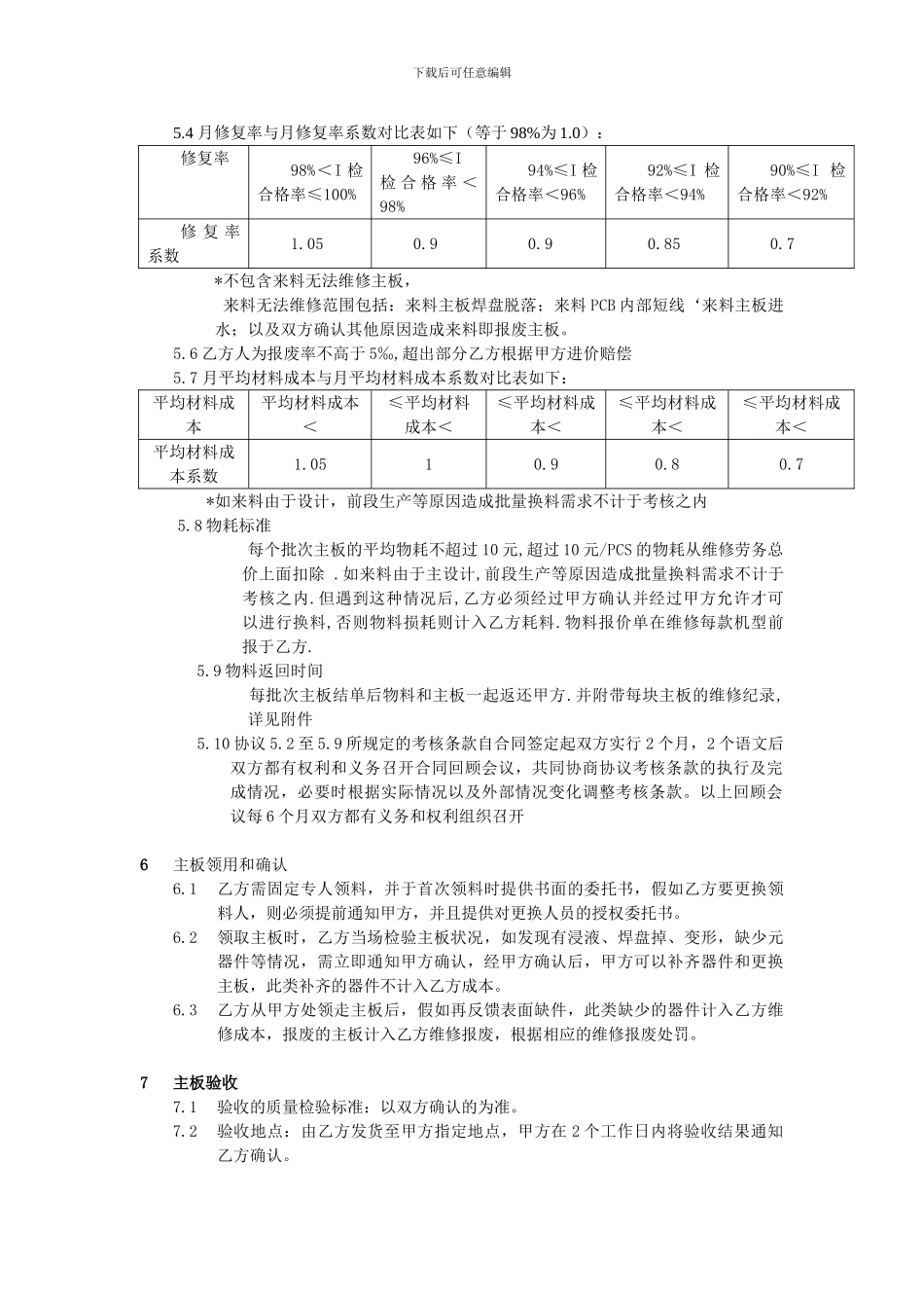 手机主板授权三级维修协议3_第3页