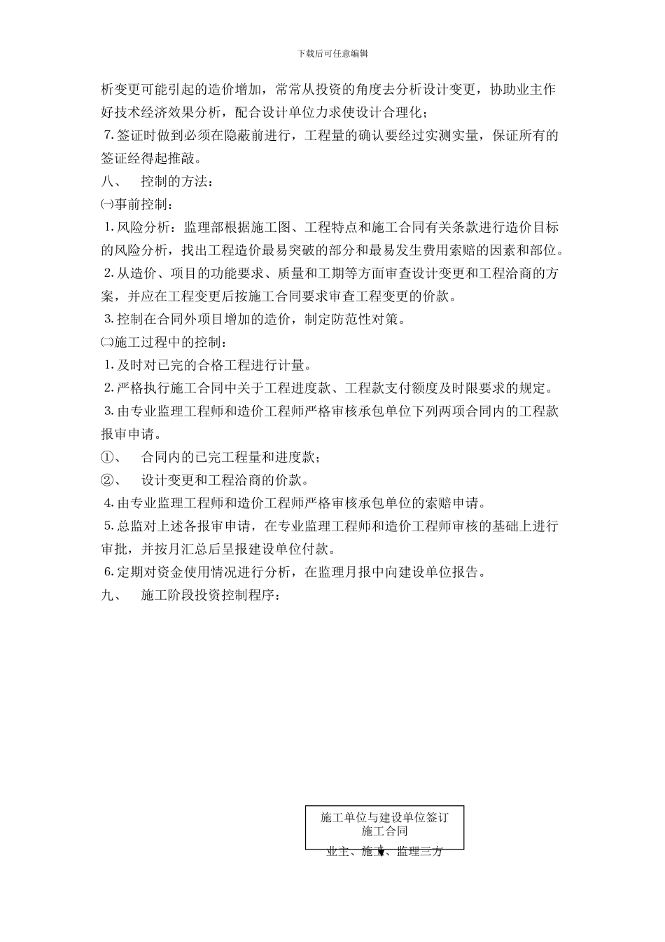 投资控制监理实施细则_第2页