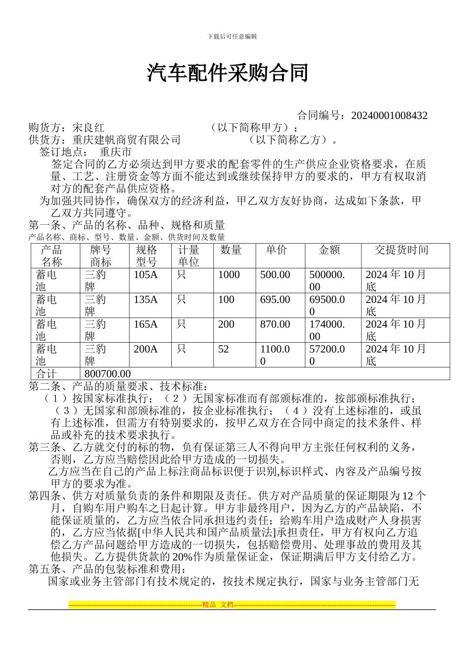 担保公司与汽车经销商合作协议_第1页