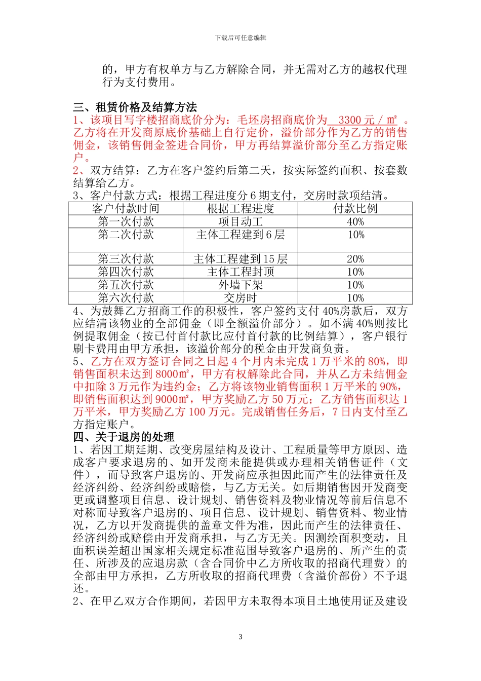 招商代理服务合同书2024-1-19_第3页