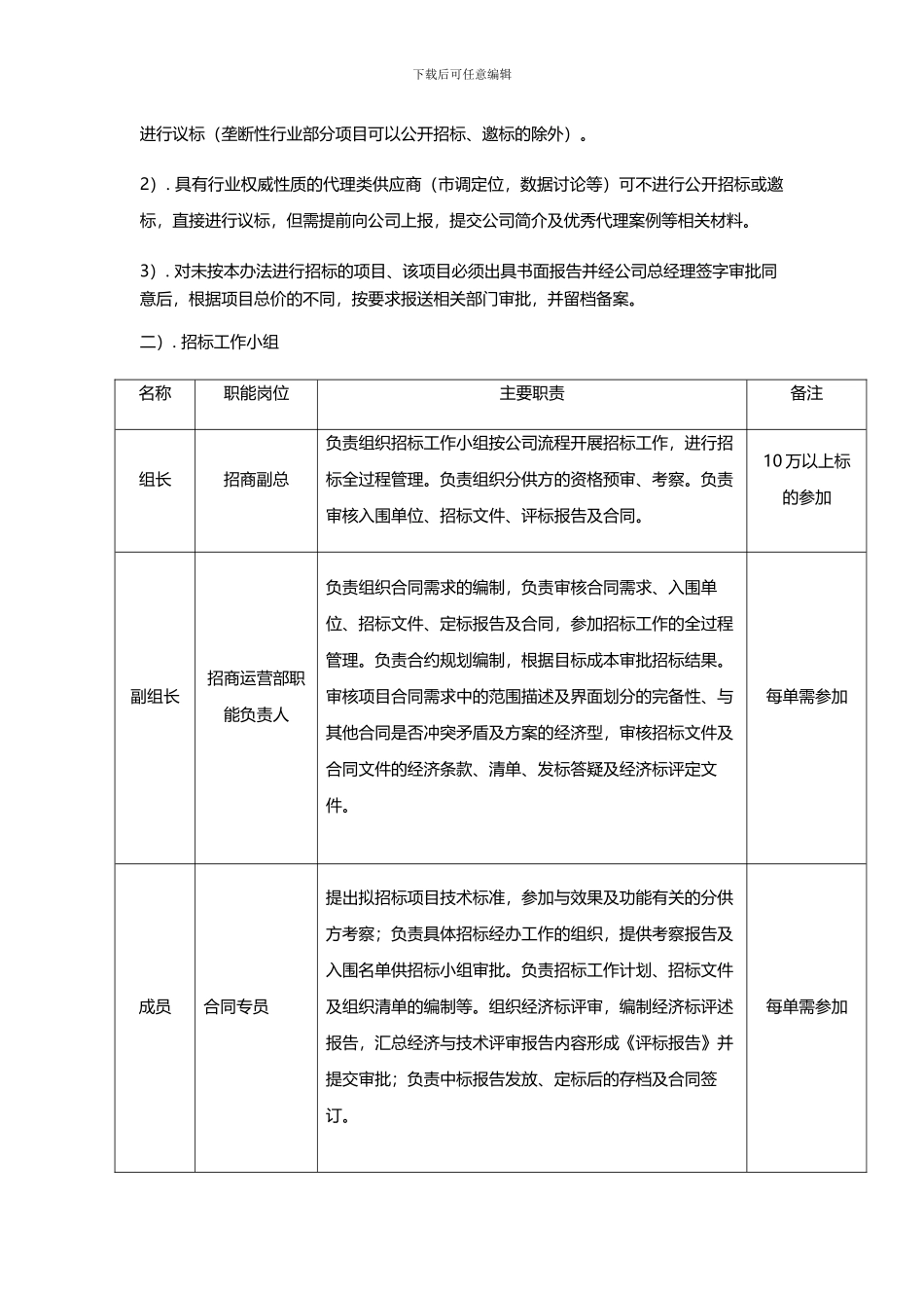 招商运营部合同签订流程操作指引。-_第2页