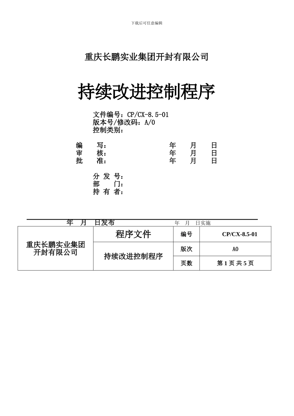 持续改进控制程序-Y_第1页