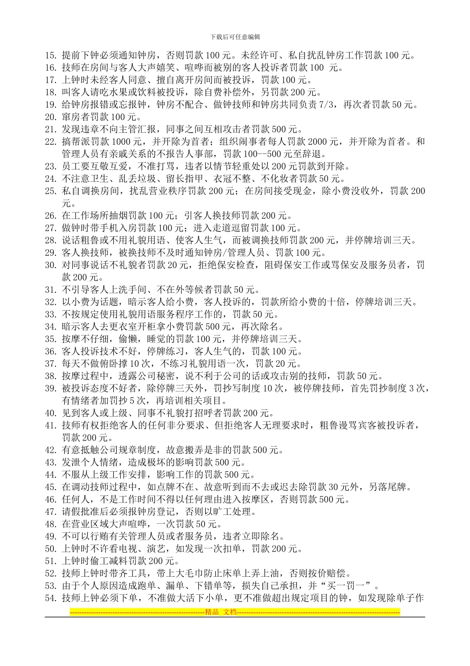 按摩技师承包协议_第3页