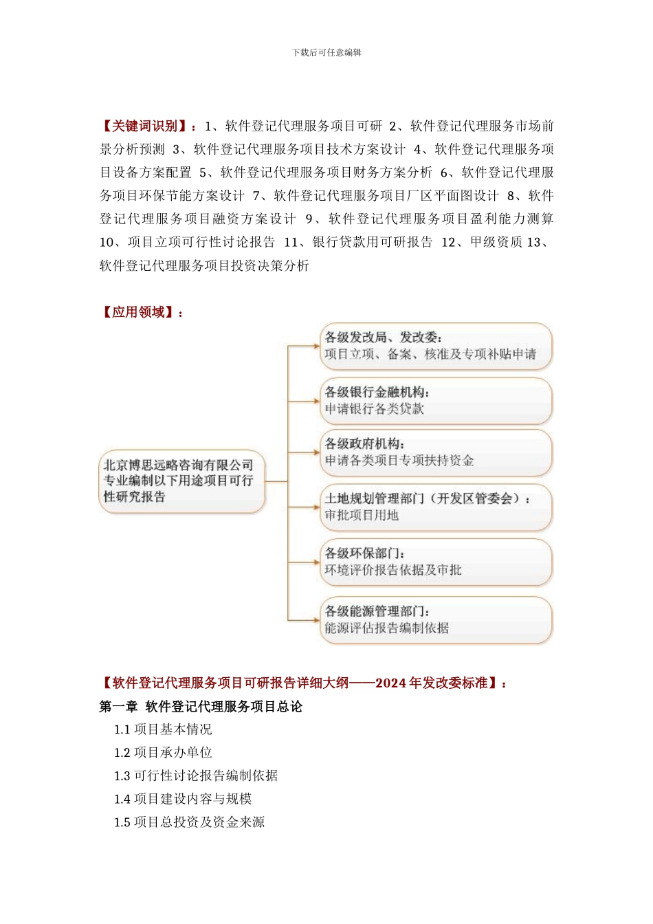 推荐软件登记代理服务项目可行性研究报告标准方案设计_第2页