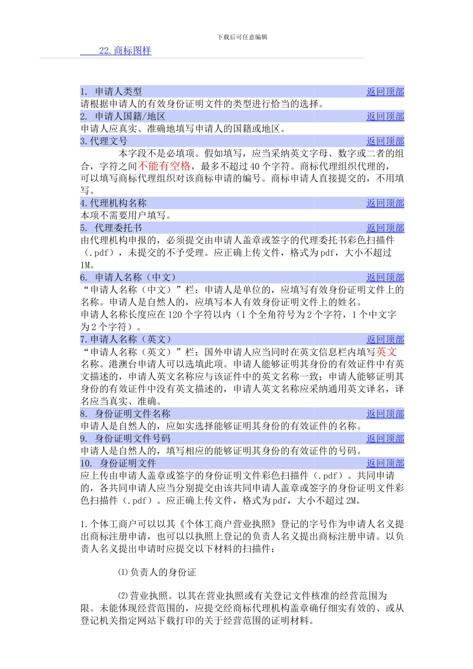 新版商标网上申请的要求_第2页