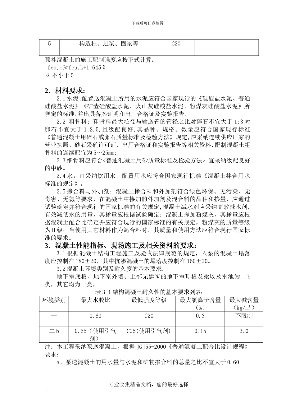 新贤街定向安置房项目混凝土技术合同_第2页