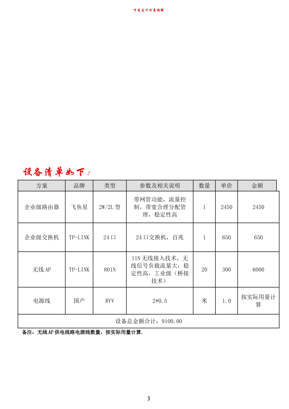 无线局域网系统合同_第3页