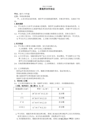 景观所合作协议