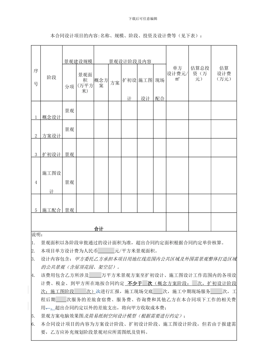 景观工程设计合同范本_第3页