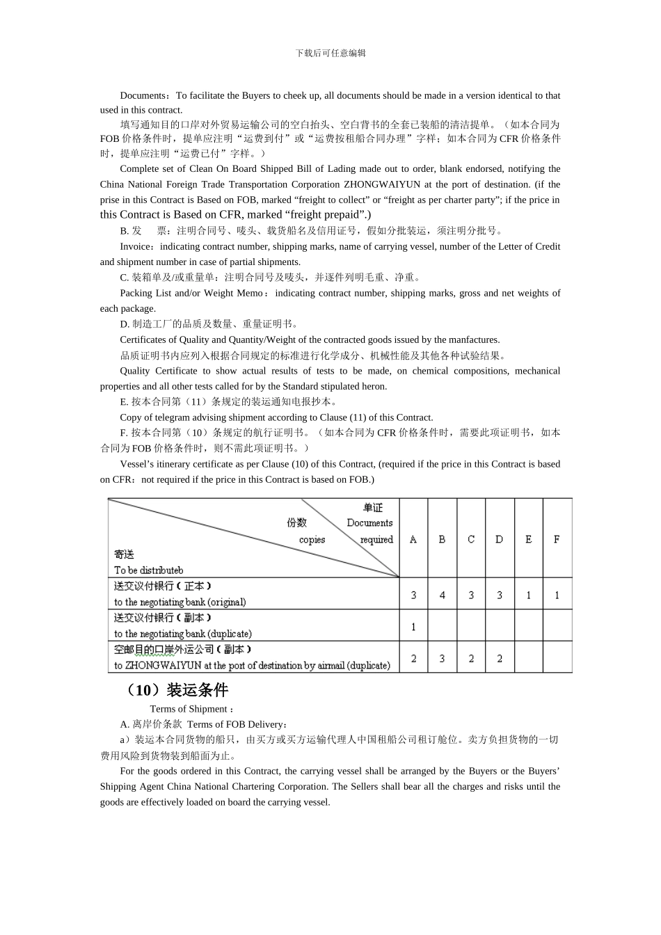 服装外贸卖方的合同_第2页