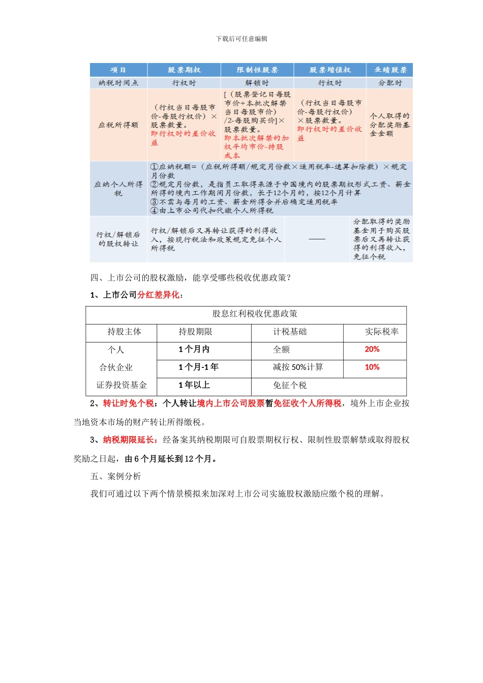 李丹：股权激励税收专题系列--上市公司实施股权激励个税分析_第2页