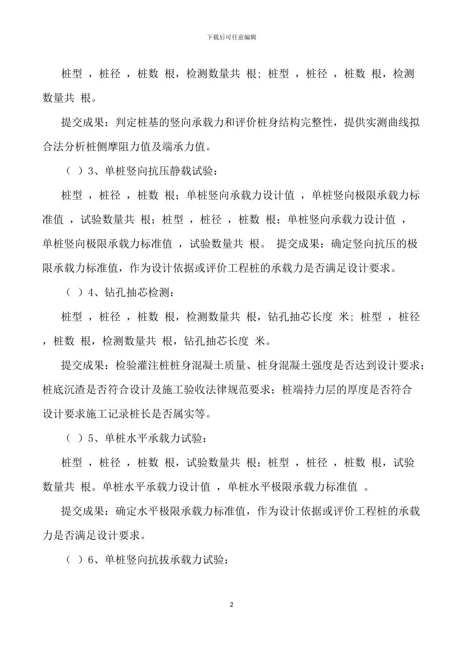 桩基检测技术服务合同_第2页