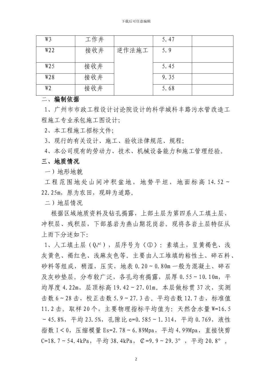 沉基坑施工方案_第2页