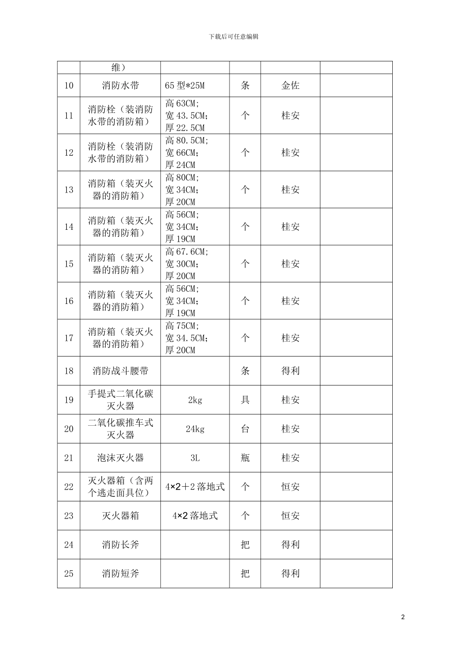 消防器材设备采购合同_第2页