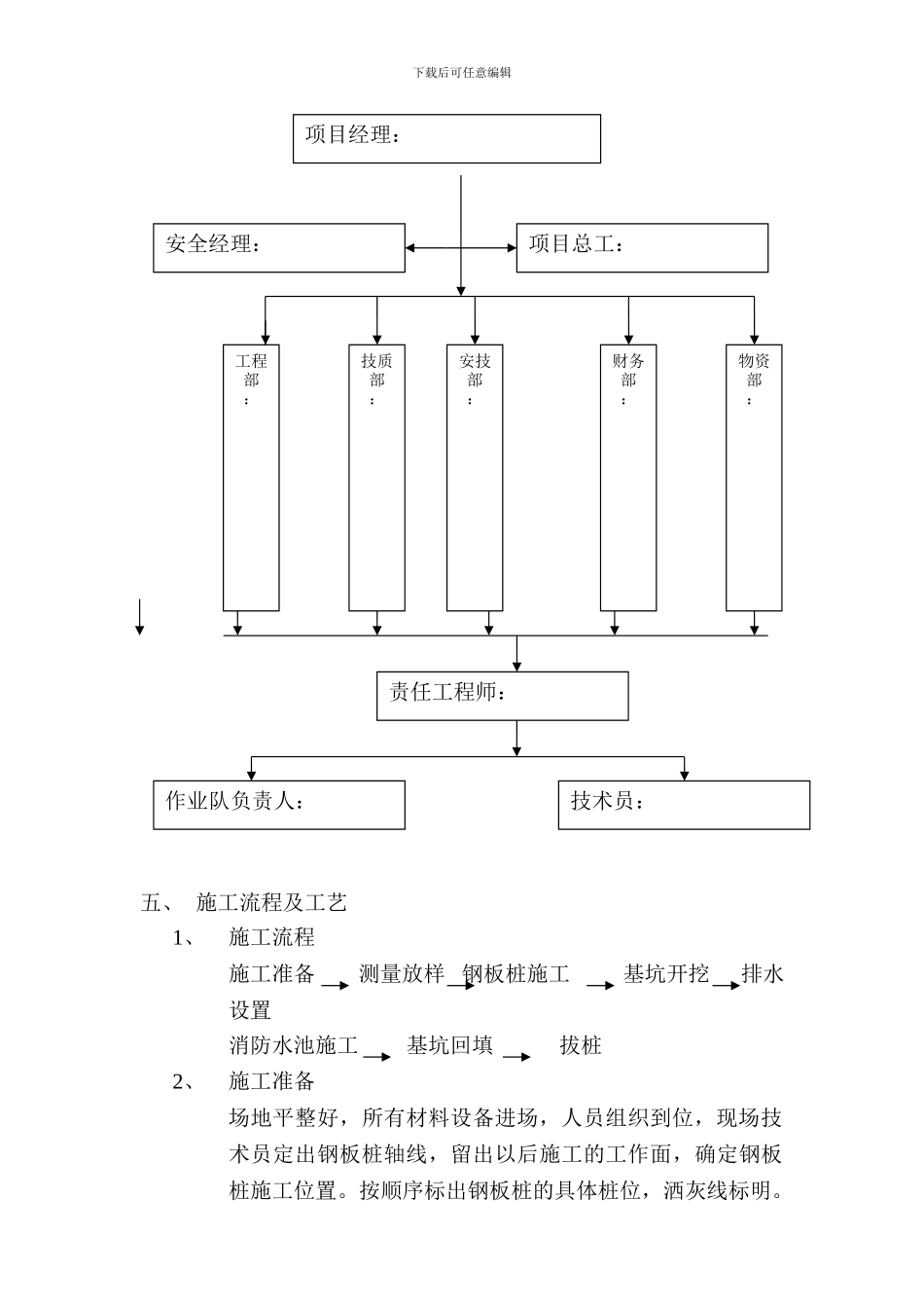 消防水池深基坑围护结构施工方案_第3页