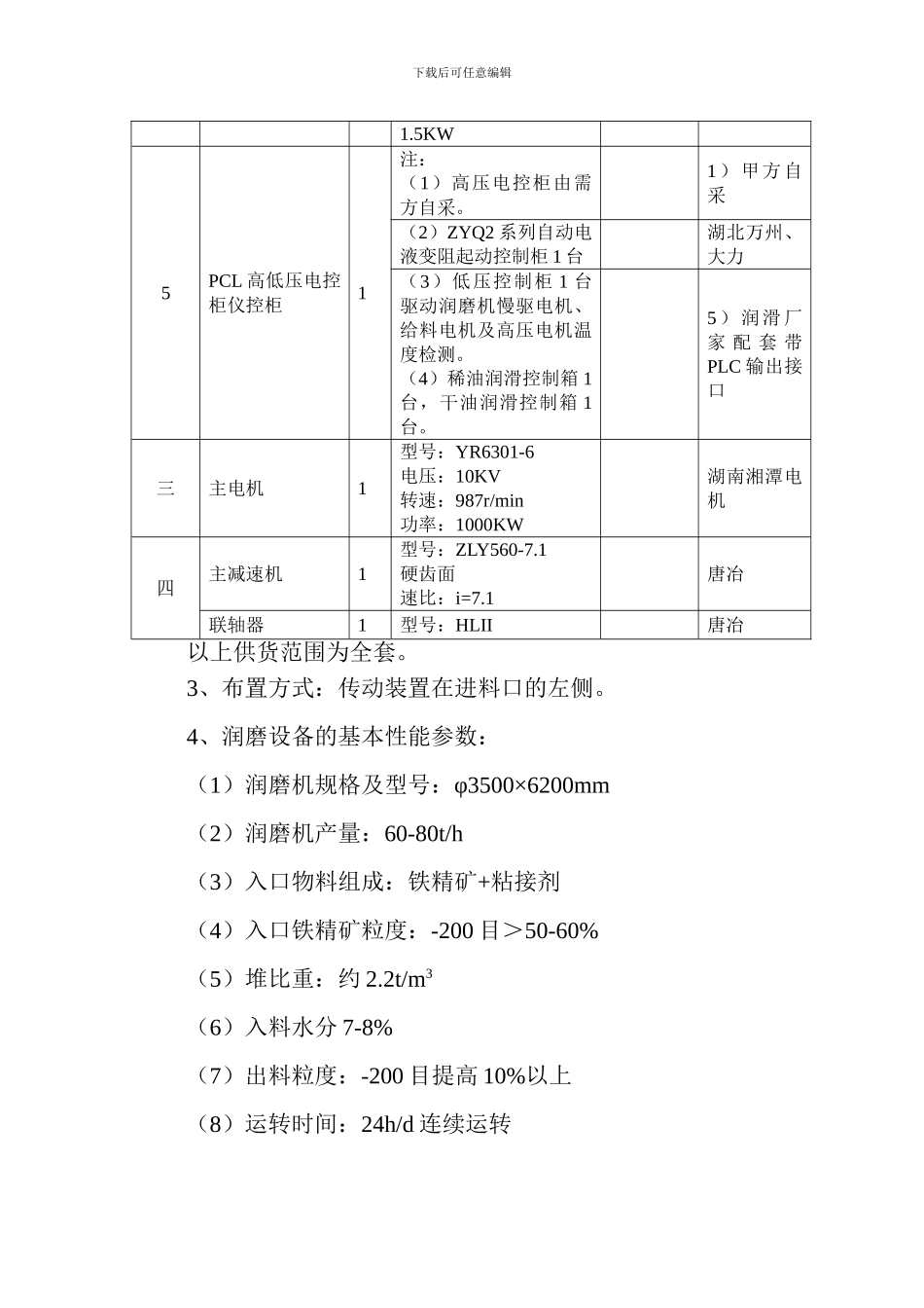 润磨机设备技术协议书_第2页