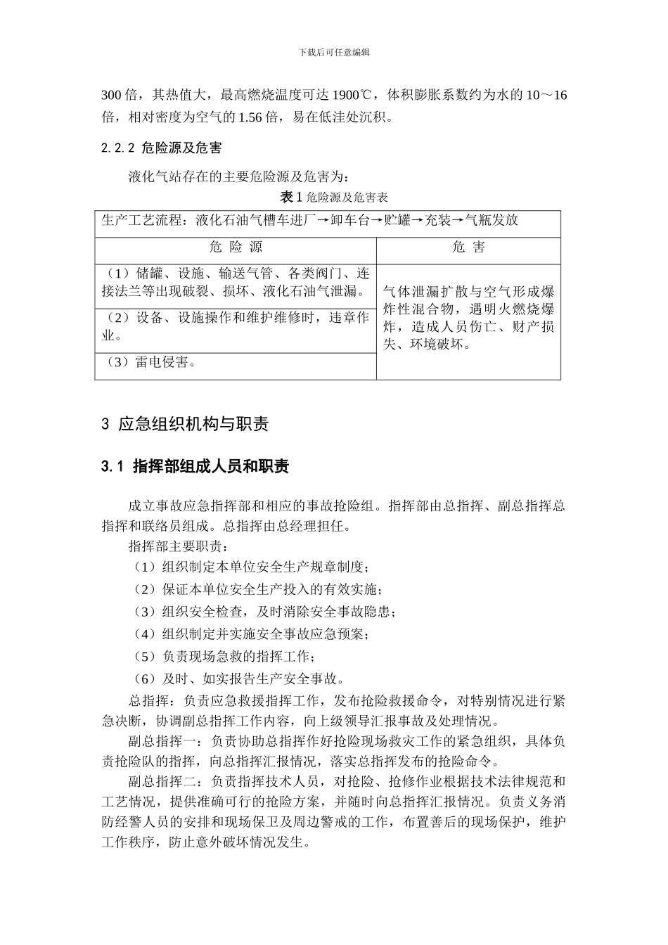 液化气站生产安全事故应急预案_第2页