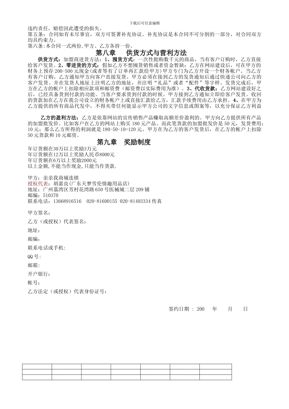 淘宝代理协议书_第2页