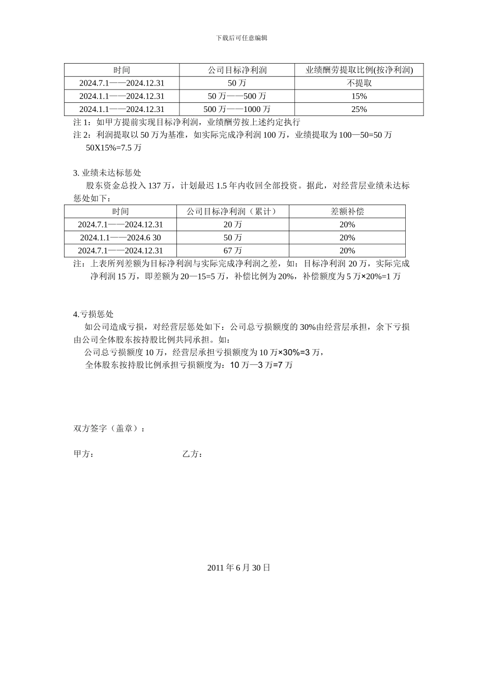 湖南世元鑫铭贵金属投资管理有限公司股东合作协议范文_第2页