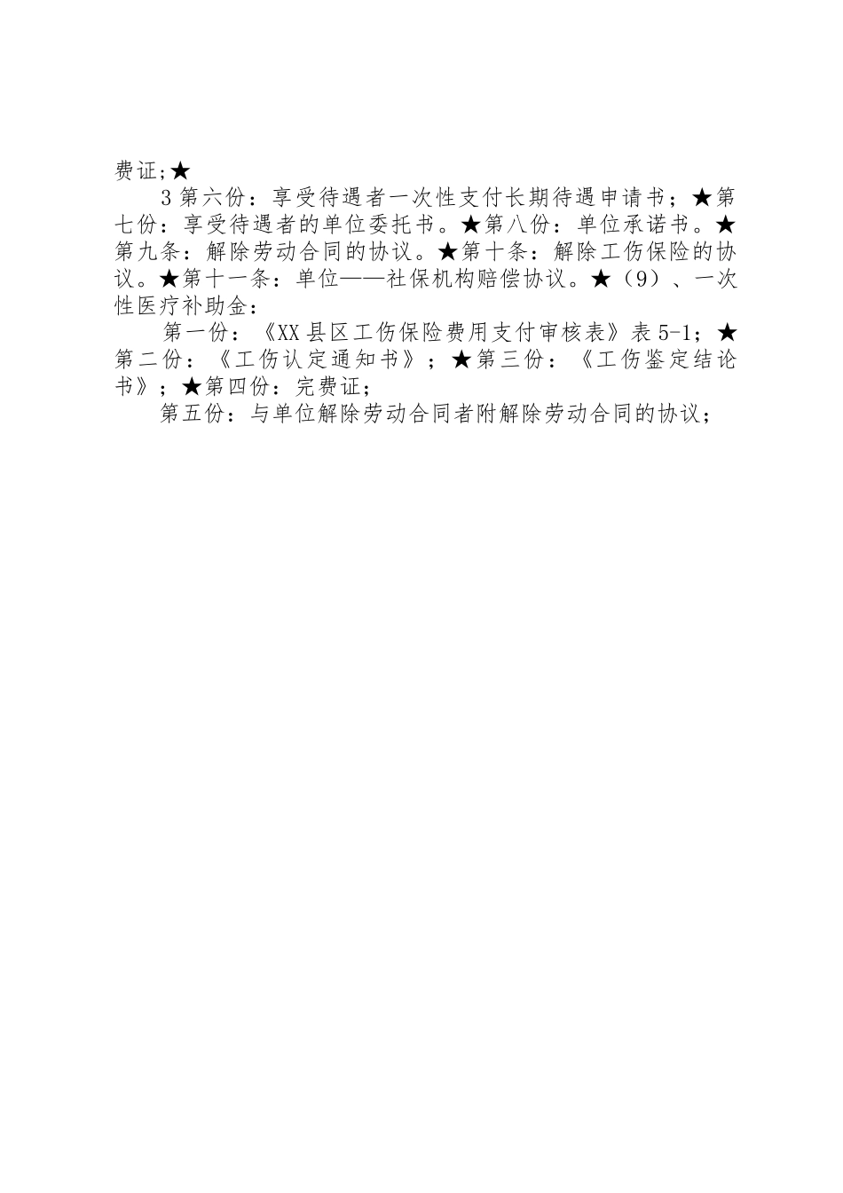 工伤经办业务材料要求_第3页