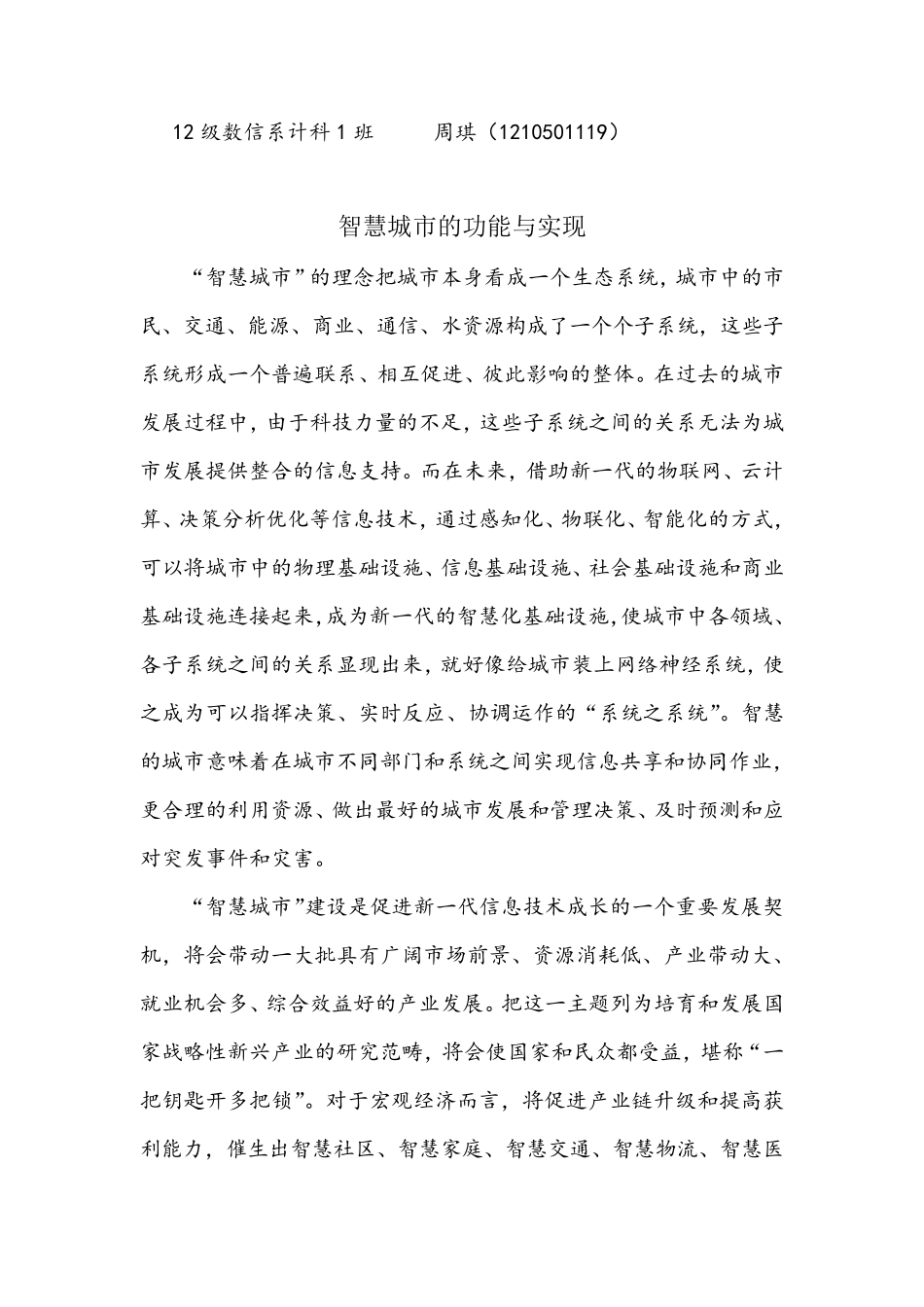 智慧城市的功能与实现_第2页