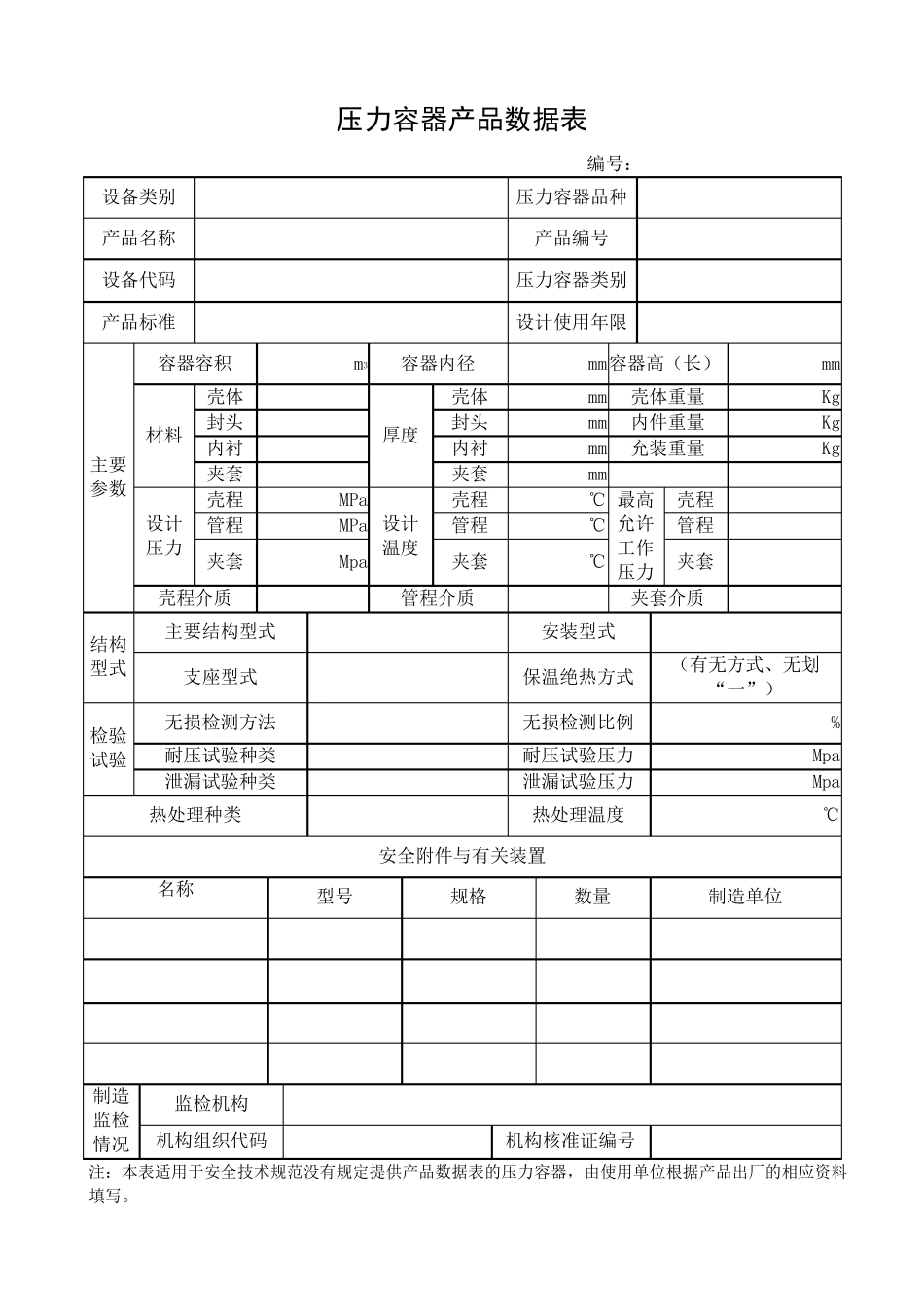特种设备产品数据表_第3页