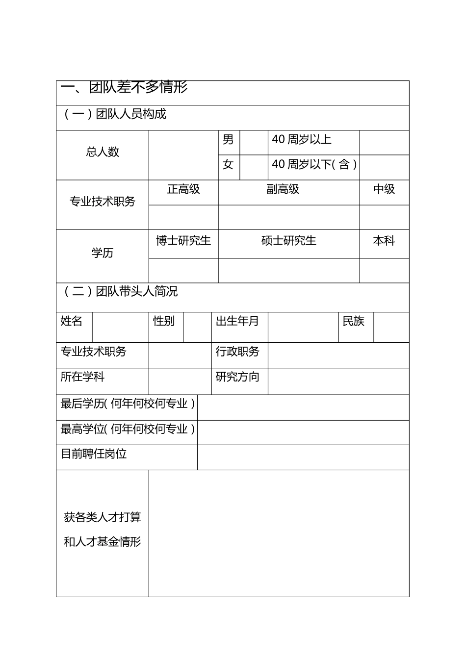科技创新团队申请书_第2页