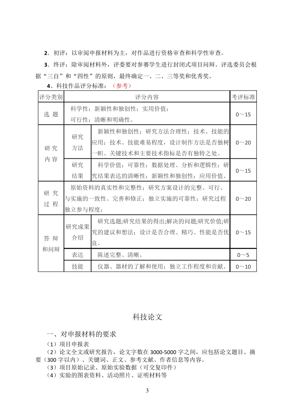 科技创新大赛评选规则_第3页