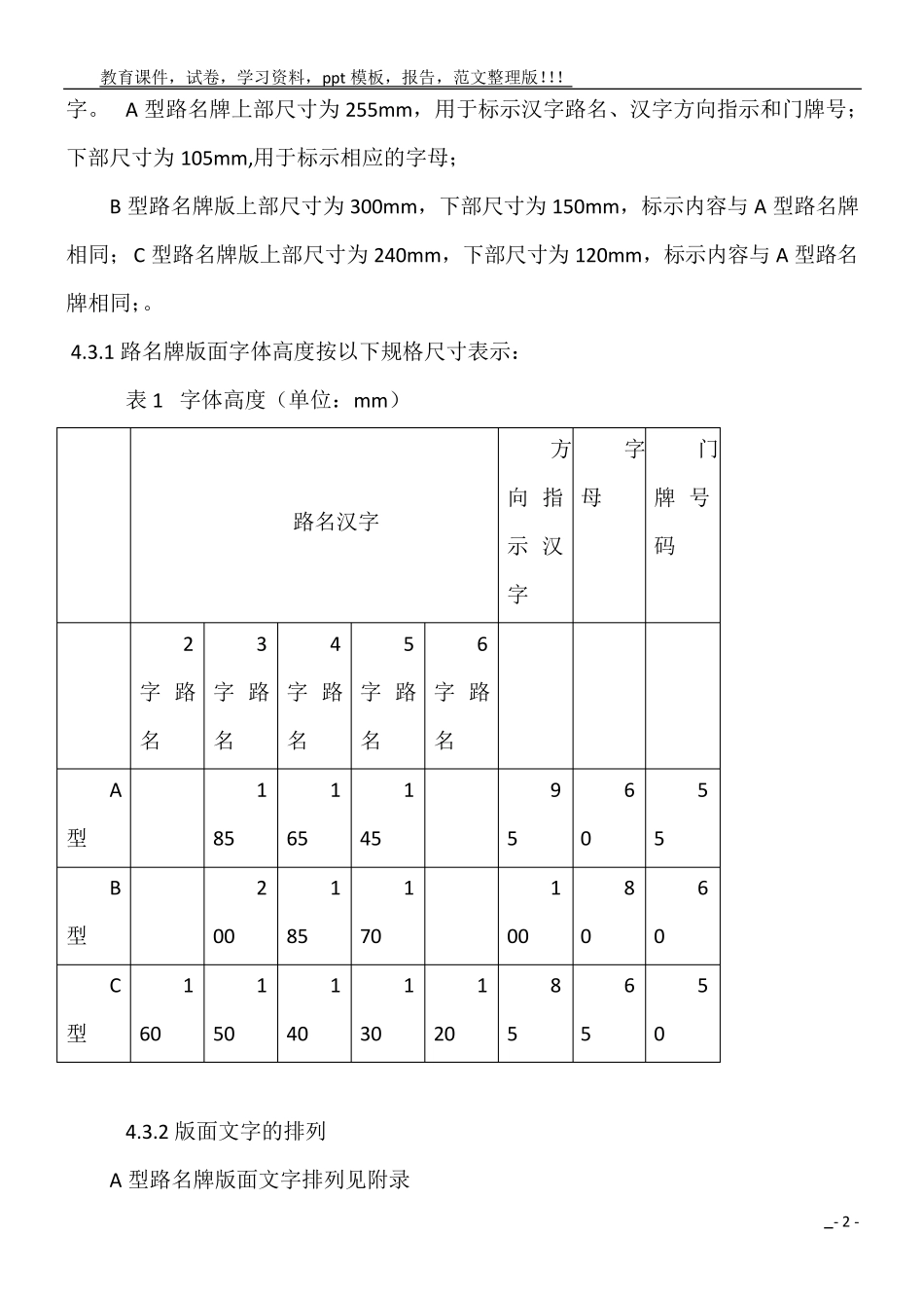 路名牌制作、路名牌施工安装_第2页