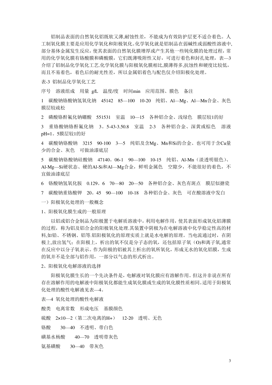 铝表面阳极氧化处理方法_第3页