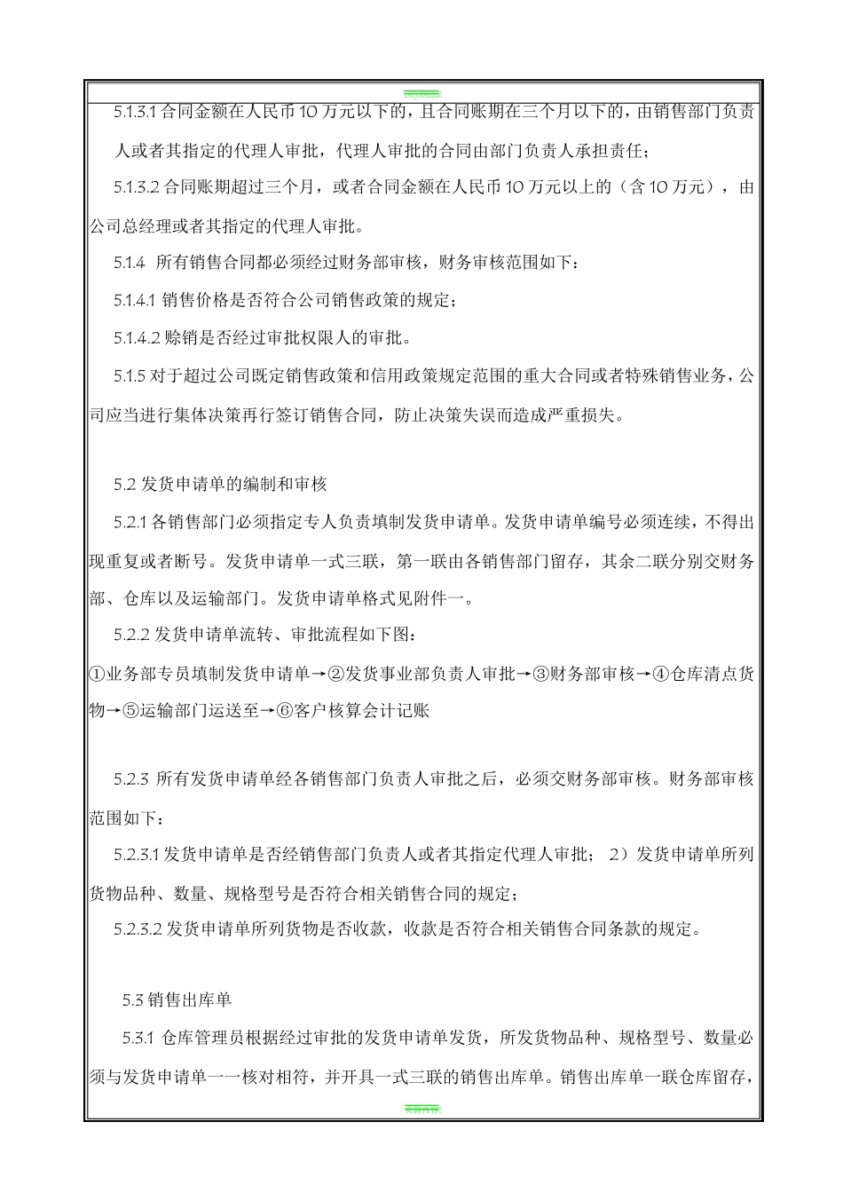 销售及应收账款管理制度_第2页