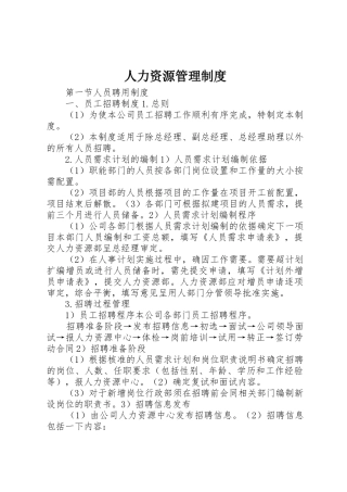人力资源管理制度_1
