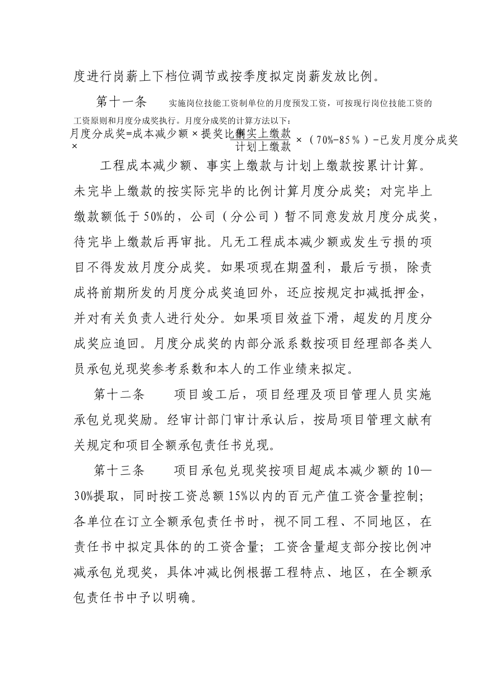 2025年项目管理项目工资分配办法_第3页