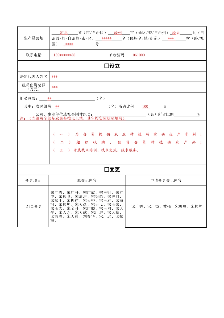 2025年农民专业合作社登记备案申请书_第2页