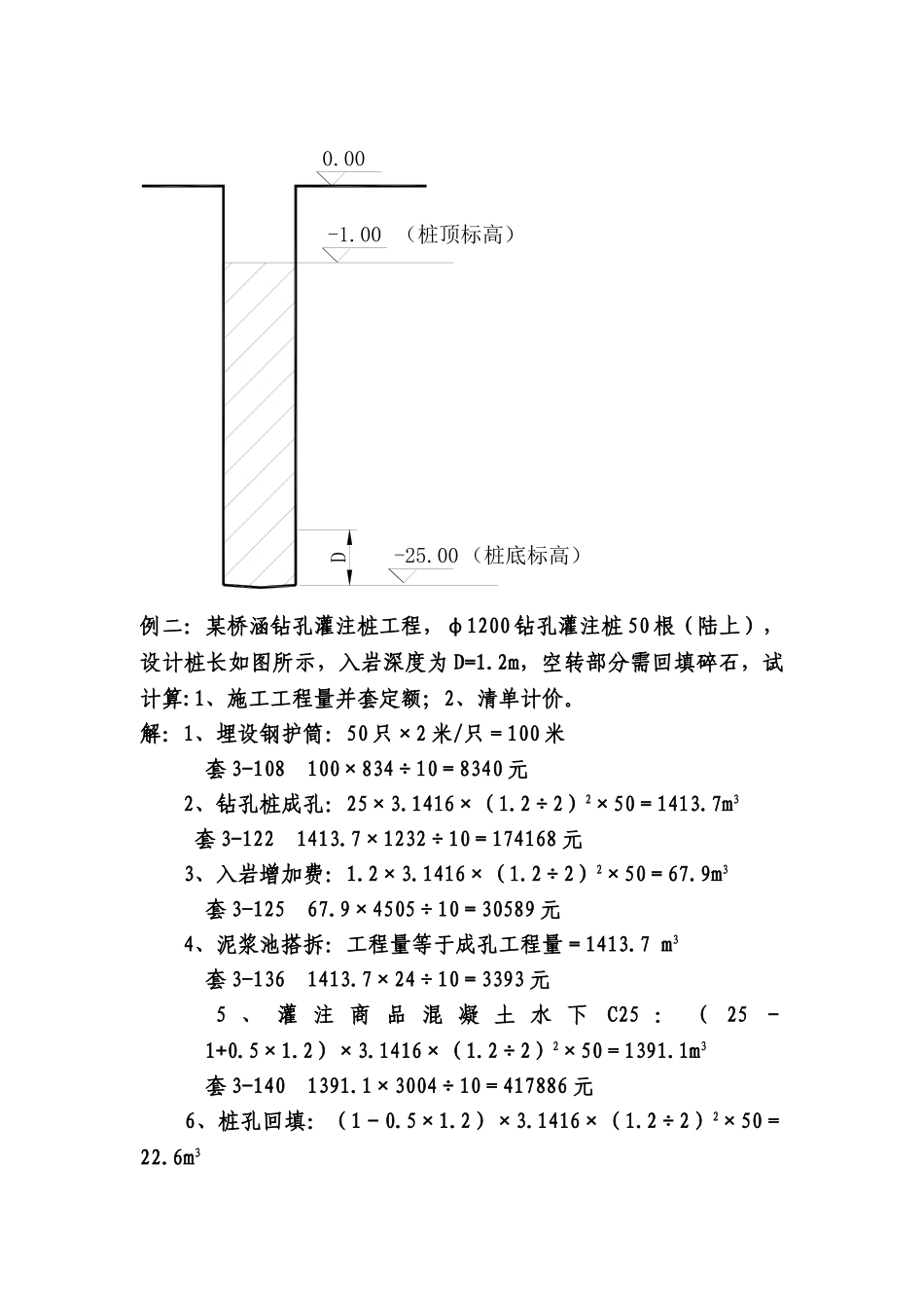 2025年钻孔灌注桩单价分析_第1页