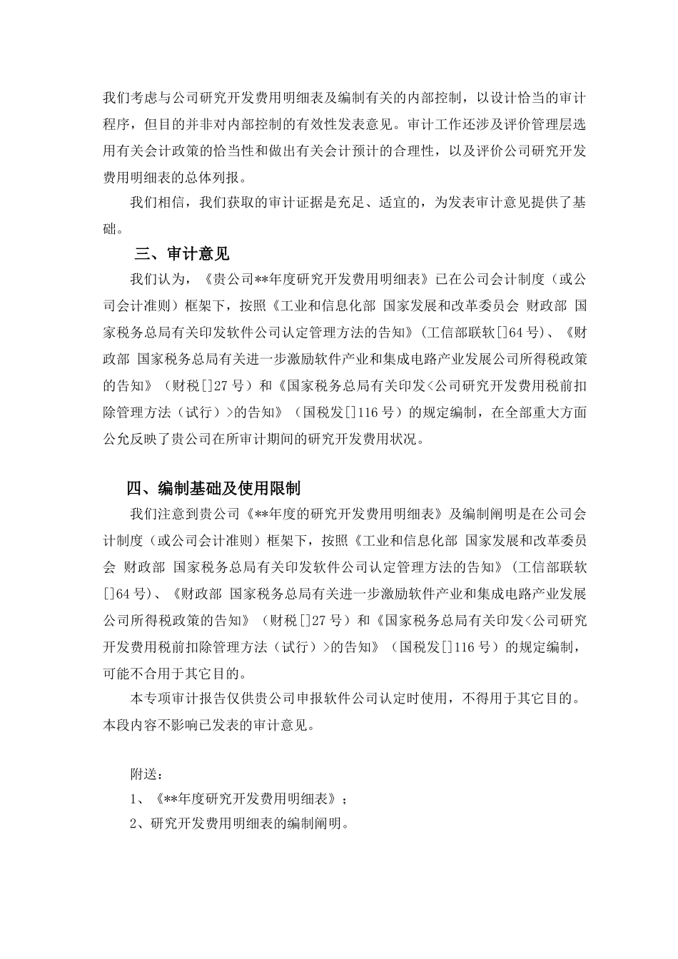 2025年研究开发费用专项审计报告模板_第3页