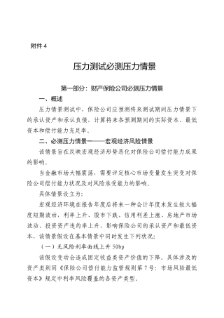 2025年压力测试必测压力情景