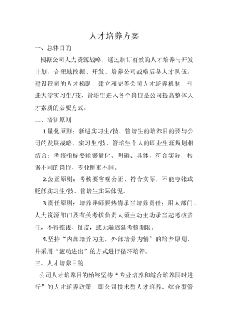 2025年人才培养方案初稿