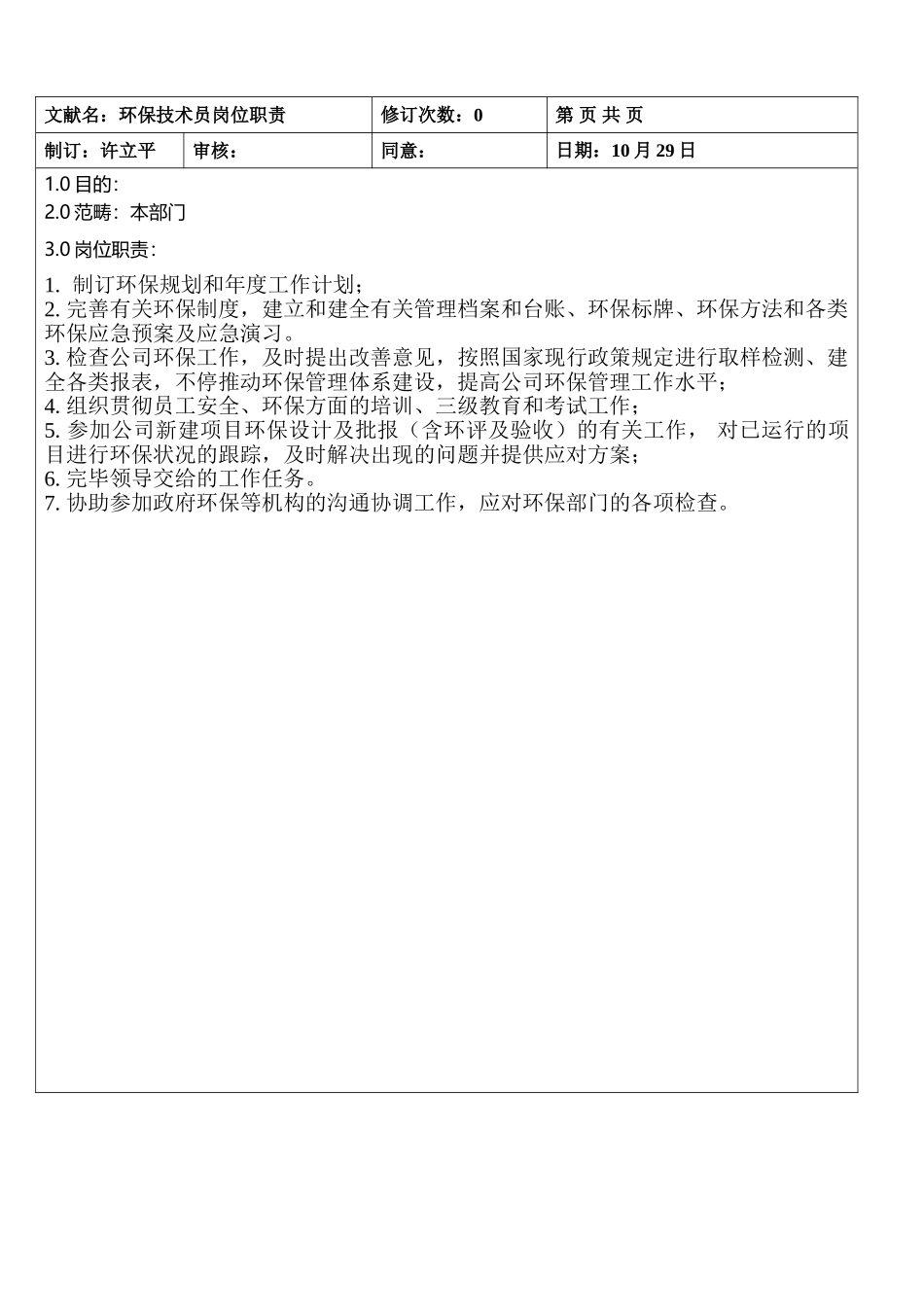 2025年安环部岗位职责_第2页