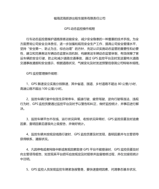 2025年动态监控操作规程