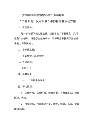 2025年手抄报活动方案