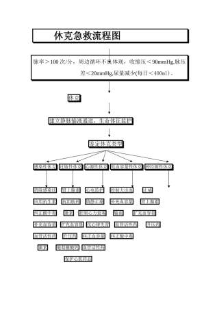 2025年休克抢救流程图