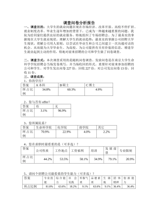 2025年调查问卷分析报告